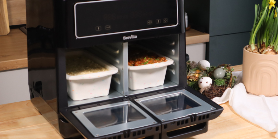 Rețetă drob de pui la airfryer Breville Halo Flexi by Teos Kitchen
