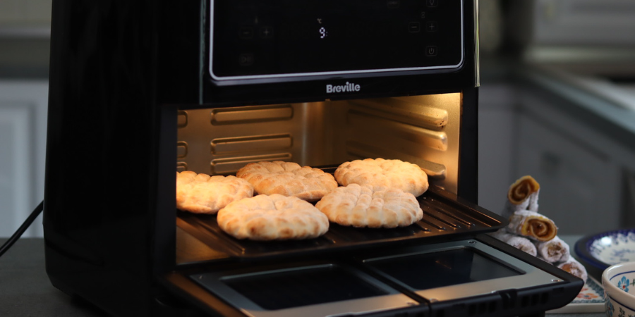 Rețetă frigărui de pui la airfryer Breville Halo Flexi by Teos Kitchen