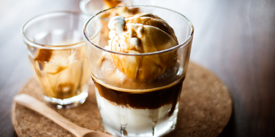 Rețetă Affogato Decaf la espressor Barista Signature
