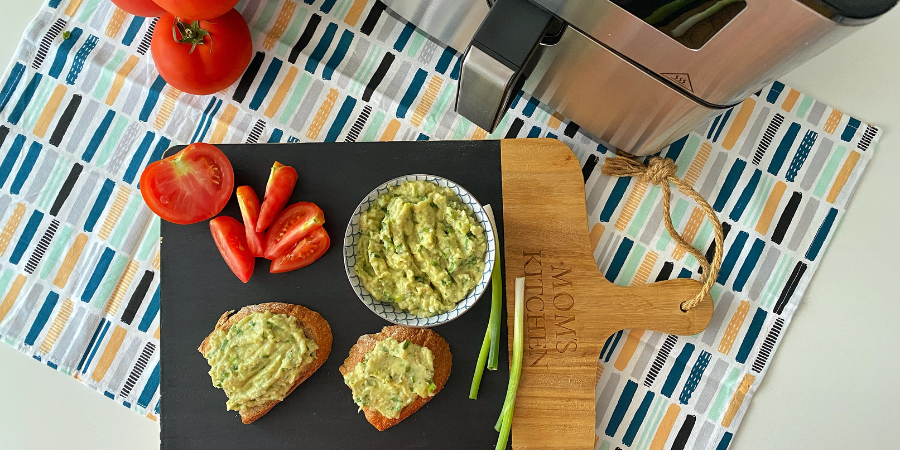 Rețetă salată de vinete cu dovlecel și avocado la airfryer by Flavia Hirișcău