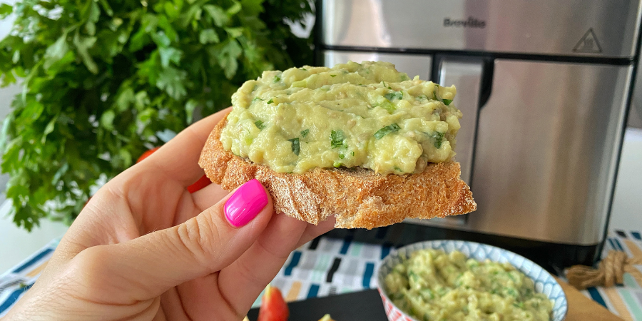 Rețetă salată de vinete cu dovlecel și avocado la airfryer by Flavia Hirișcău