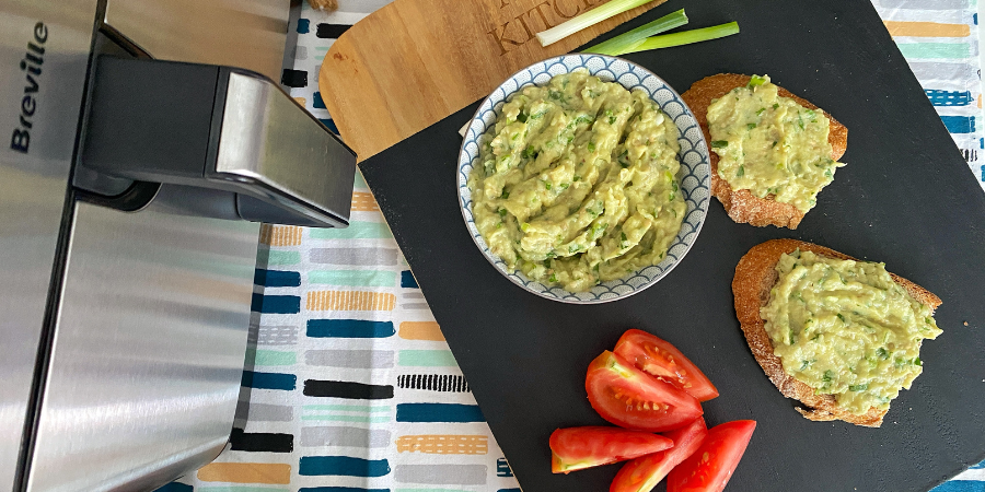 Rețetă salată de vinete cu dovlecel și avocado la airfryer by Flavia Hirișcău