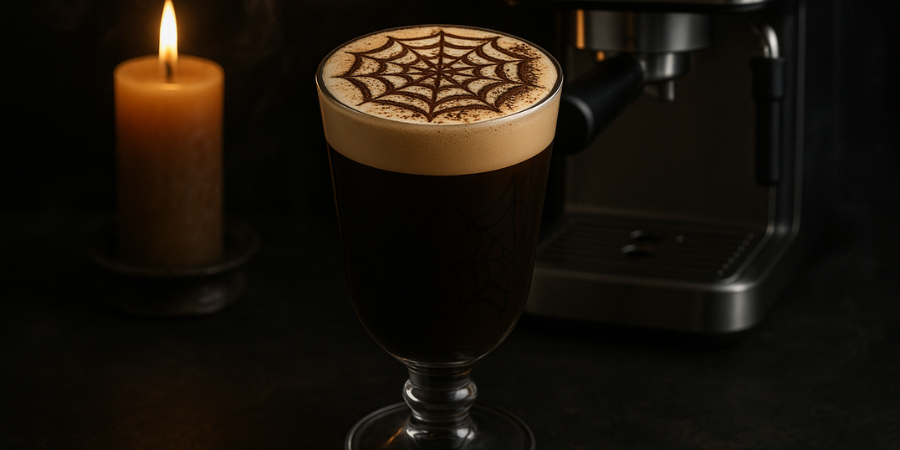 Rețetă de Halloween black mocha la Barista Slimline