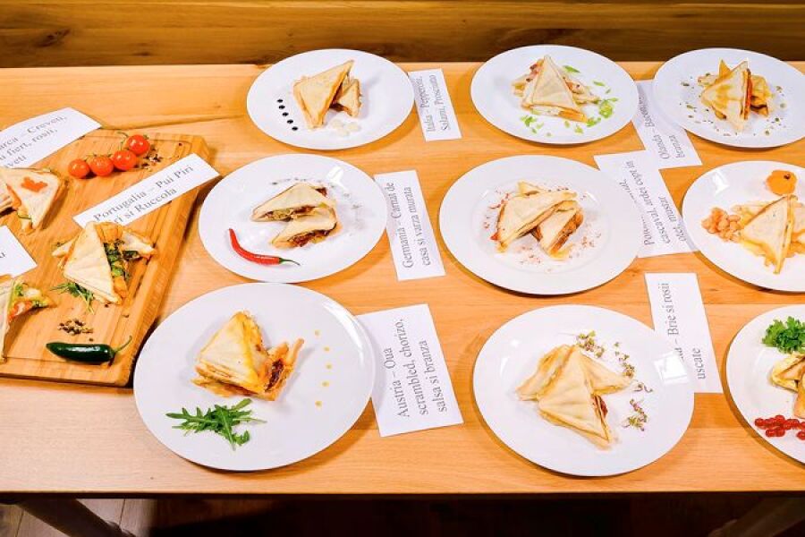 Turul Europei cu sandwich-makerul Extra Deep Fill. 12 rețete tradiționale