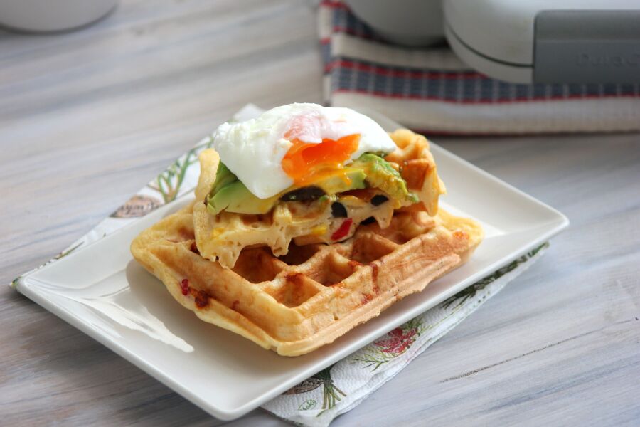 Rețetă Vafe aperitiv pentru micul dejun la Waffle Maker DuraCeramic by Laura's Sweets