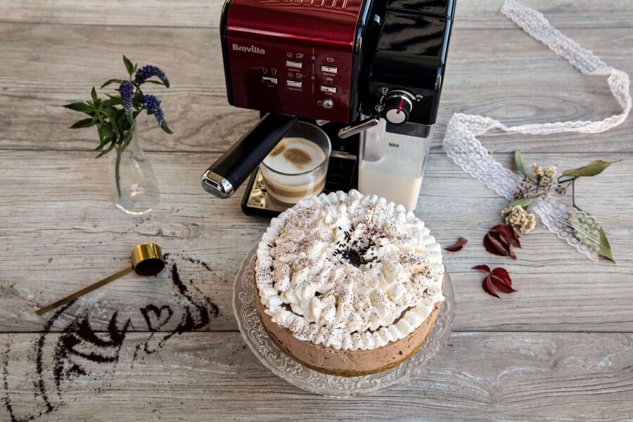 Rețetă cheesecake cu cappuccino fără coacere by Diva în Bucătărie