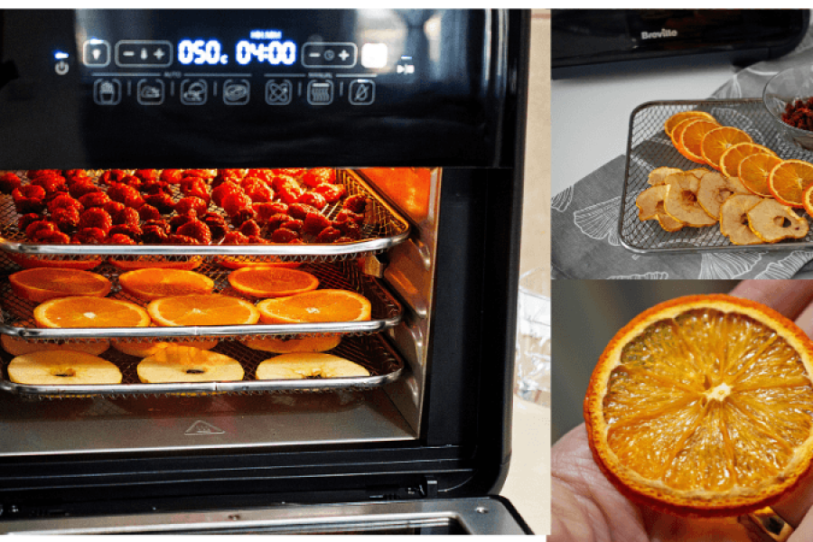 Rețetă fructe deshidratate la Breville Air fryer, friteuză-cuptor cu aer cald by Dulciuri fel de fel