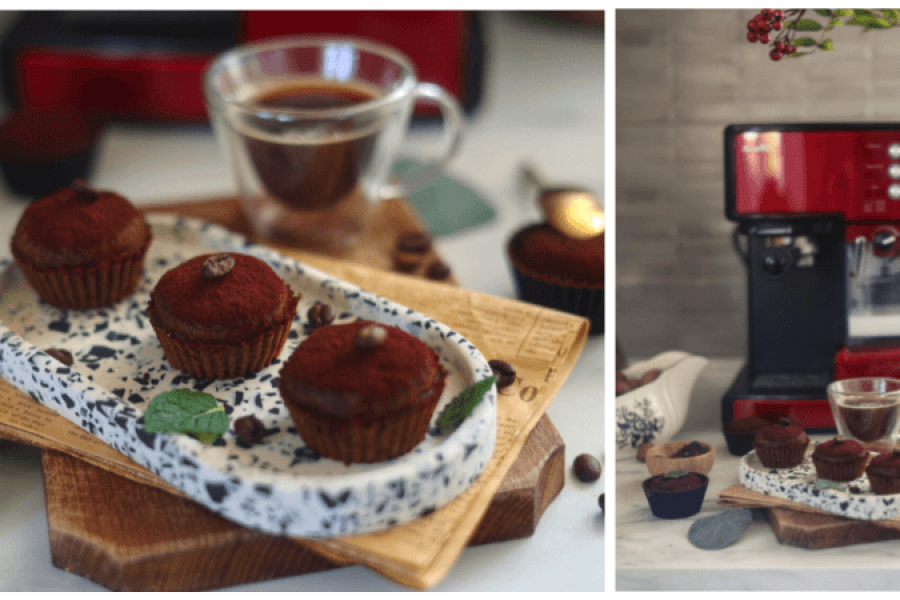 Rețetă brioșe cu cafea la espressorul Prima Latte by Greta, dmncr.ro