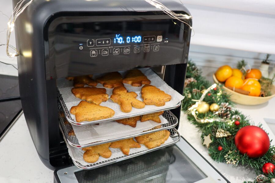 Rețetă turtă dulce cu merișoare la air fryer Breville by Prăjiturela