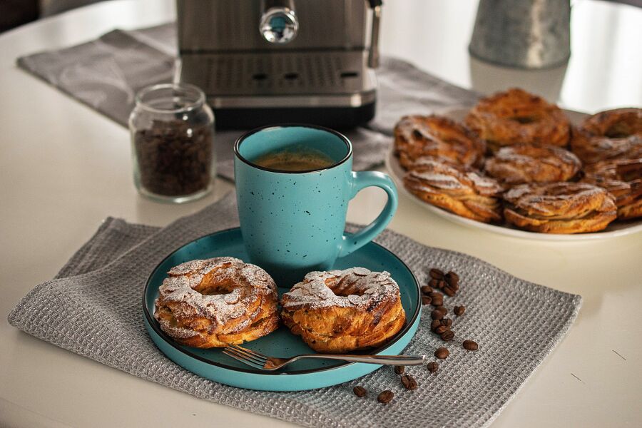Rețetă Mini Paris Brest cu cafea pregătită la espressrul Breville Barista Bijou by Dulciuri Fel de Fel