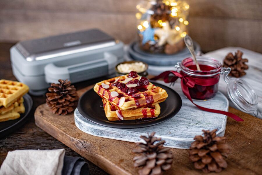 Rețetă waffles cu gust de portocale la aparatul pentru gofre Breville DuraCeramic by Ciocolată și Vanilie