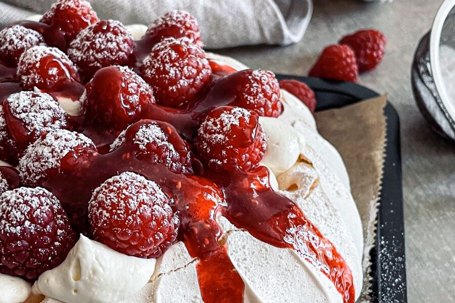 Rețetă Pavlova cu zmeură la AirFryer by Daniel Breda