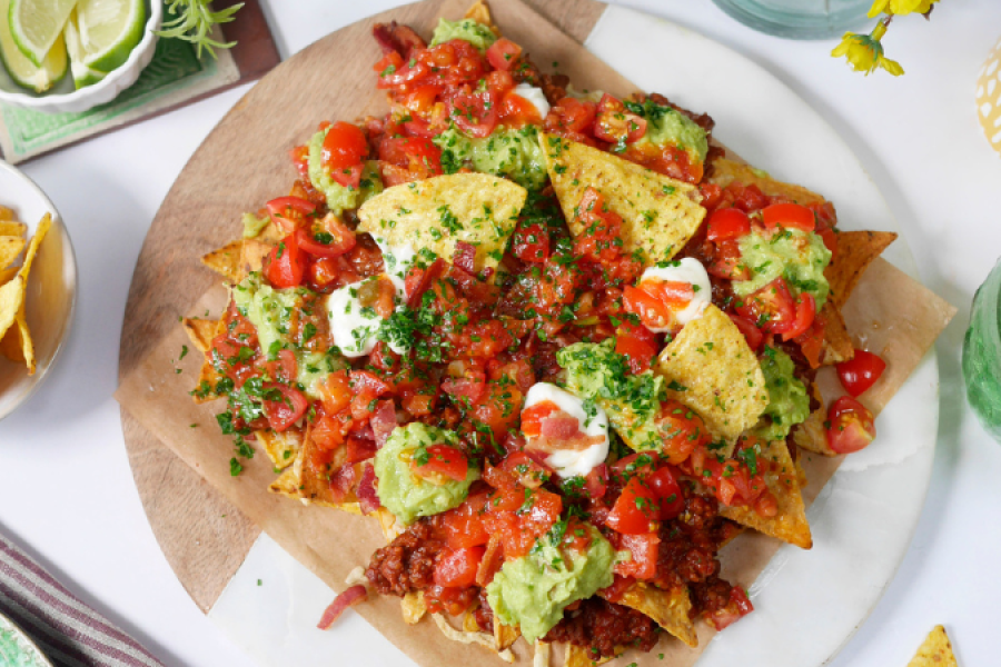Rețetă Cheeseburger Nachos la airfryer Breville
