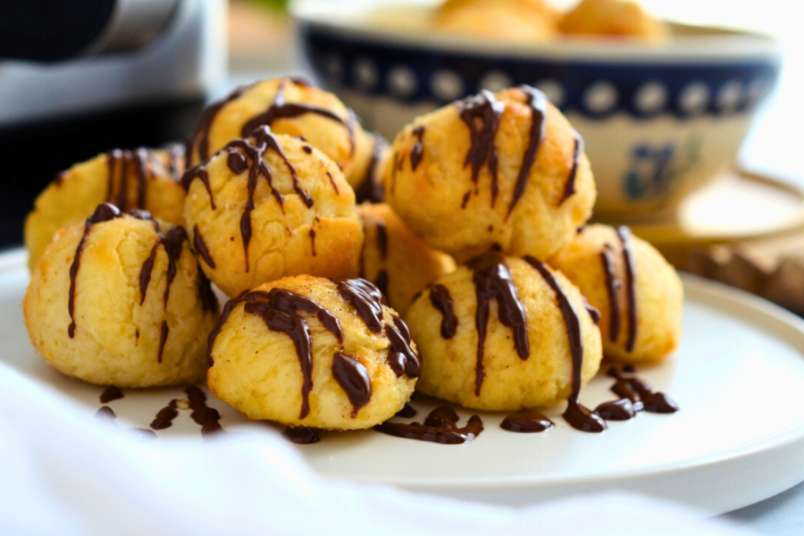 Rețetă mini gogoși la airfryer Halo Air, XL, Breville by Teo's Kitchen