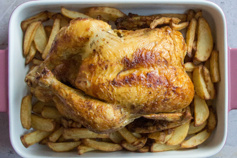 Rețetă pui rotisat la airfryer Breville de 10L by Madeline