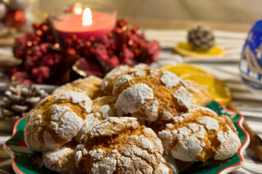 Rețetă biscuiți crăpați cu portocale la airfryer Breville de 10L by Alexandra Banu