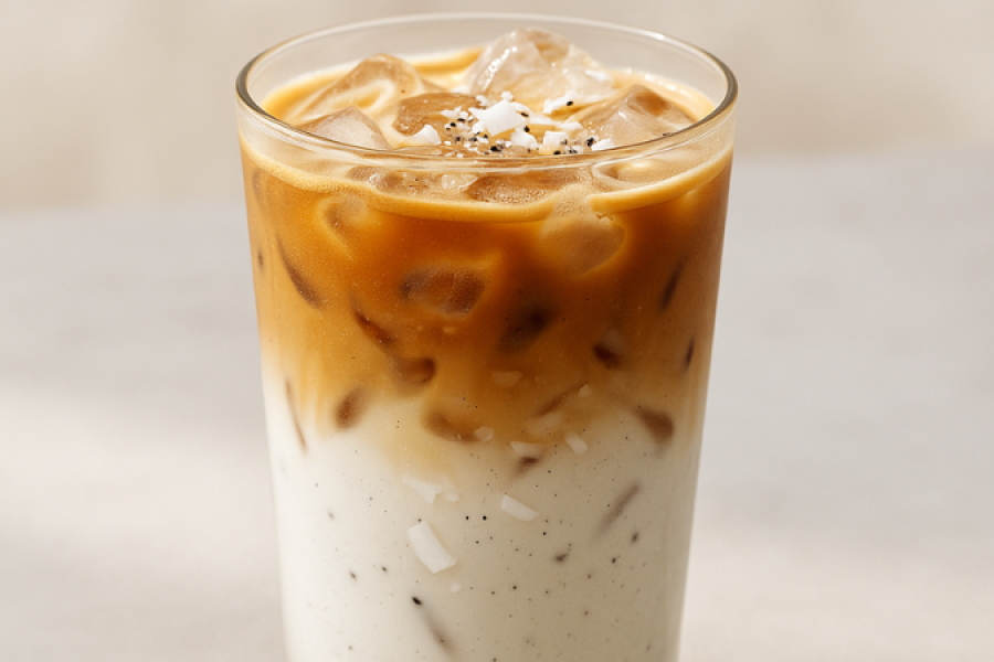 Rețetă Coconut Vanilla Iced Coffee la espressor Barista Signature