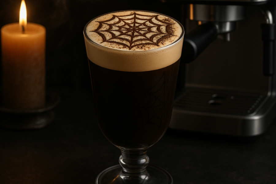 Rețetă de Halloween black mocha la Barista Slimline