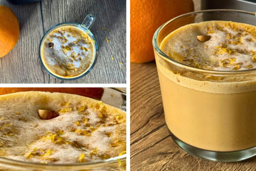 Rețetă latte cu ciocolată, portocală și cardamom la Barista Sense