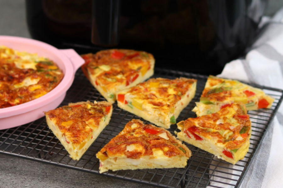 Frittata cu legume la airfryer