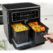 Airfryer, friteuză dublă cu aer cald, Breville, Halo Flexi, Digital, 11L