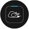 Airfryer, friteuză cu aer cald și rotisor, fără ulei, Breville, 10L