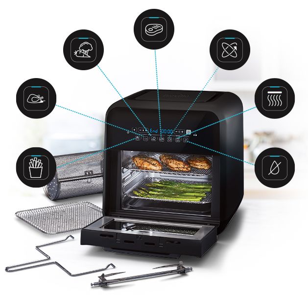 Airfryer, friteuză cu aer cald, fără ulei, Breville
